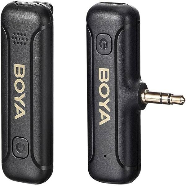 Boya BY-WM3T2-M1 Wireless Lavalier Microphone, 2.4GHz dual-channel wireless microphone system-BY-WM3T2-M1