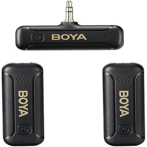 Boya BY-WM3T2-M2 2.4GHz dual-channel wireless microphone system-BY-WM3T2-M2