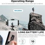 Boya 2.4Ghz wirless micrphone, 1+2, Mfi Lightninig, USB type-C for Android devices-BY-WM3T2-U2