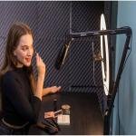 Boya Microphone Boom Arm With Built-In Cable Catch, Adjustable Hinge Controls-BY-BA30