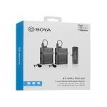 Boya 2.4GHz Wireless Mic , Dual-channel Receiver, Specially for Android devices and other Type-C devices-BY-WM4 Pro-K6