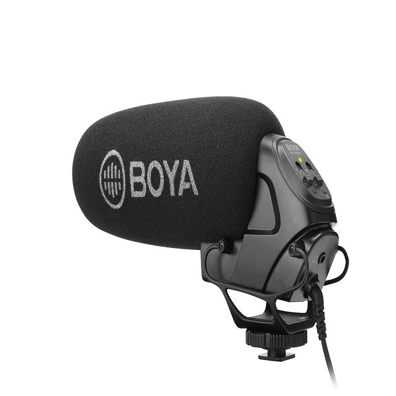 Boya Supercardioid Condenser Microphone , Black-BY-BM3031
