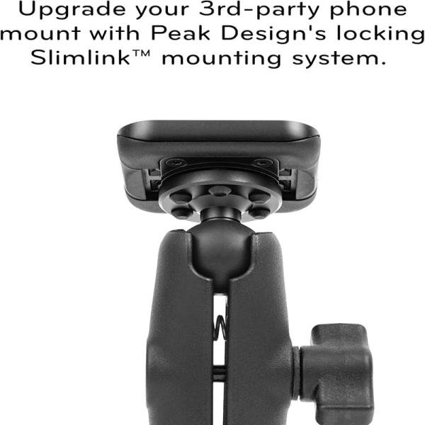 Peak Design Mobile Motorcycle Mount 1" Ball Adapter - Black - M-MM-AD-BK-1