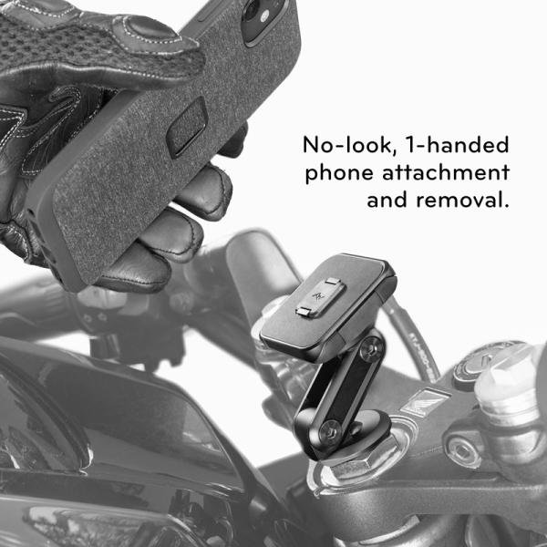 Peak Design Mobile Motorcycle Mount Stem Mount - Black - M-MM-AA-BK-1