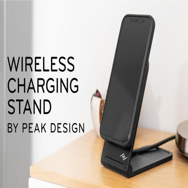 Peak Design Mobile // Wireless Charging Stand // Black - M-CS-BK-1