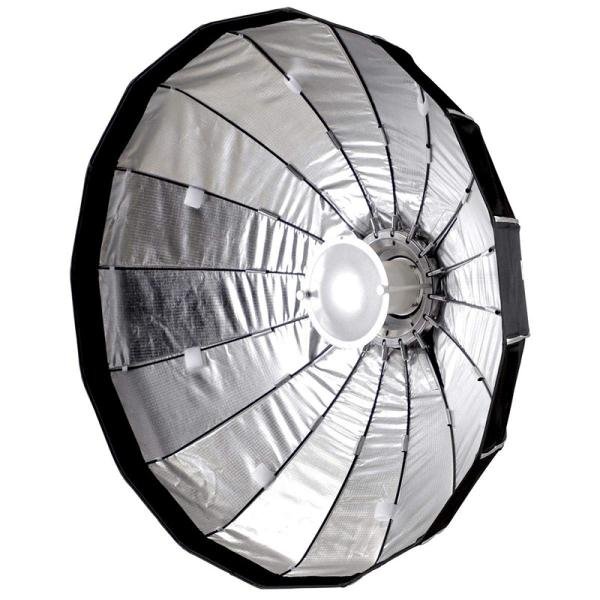 Phottix Rani 85 Folding Beauty Dish (85cm, 33", Silver, 16-Rod)