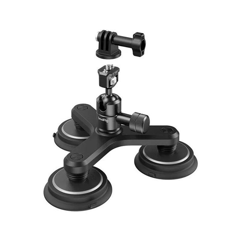 SmallRig Triple Magnetic Suction Cup Mounting Support Kit for Action Cameras 4468