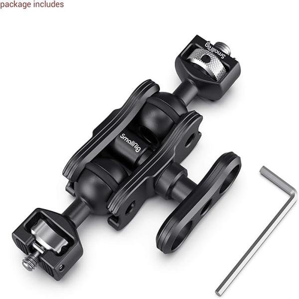 SmallRig Magic Arm with Double Ballheads( Arri locating Pins and 1/4’’ Screw ) 2115