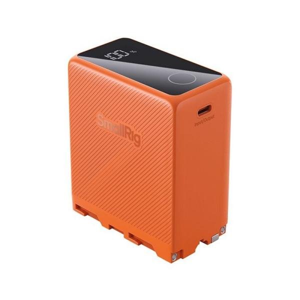SmallRig NP-F970 USB-C Rechargeable Camera Battery (Orange) 4576