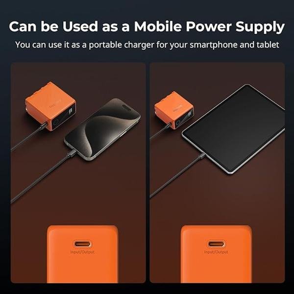 SmallRig NP-F970 USB-C Rechargeable Camera Battery (Orange) 4576