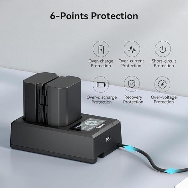 SmallRig NP-FZ100 Camera Battery and Charger Kit 3824B