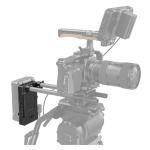 SMALLRIG V MOUNT BATTERY ADAPTER PLATE WITH DUAL 15MM ROD CLAMP 3203