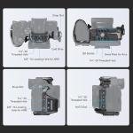 SmallRig "Rhinoceros" Cage Kit for Sony Alpha 7R V / Alpha 7 IV / Alpha 7S III 4308