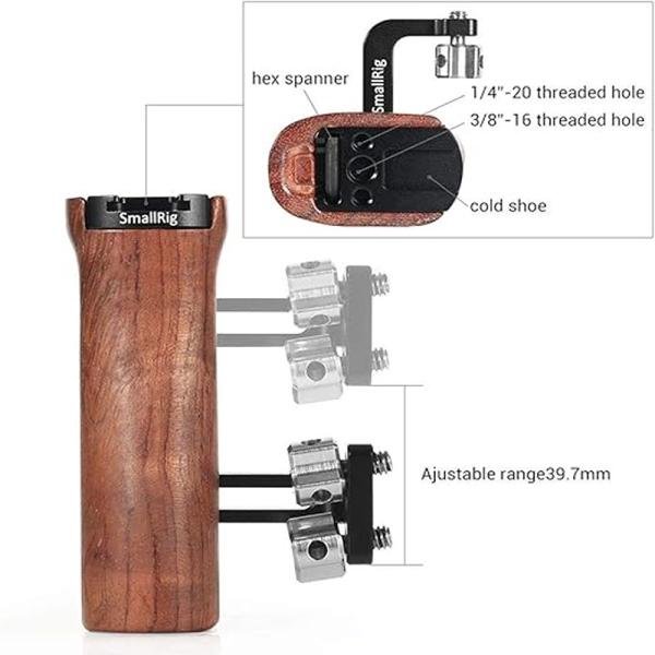 SmallRig Wooden Universal Side Handle 2093