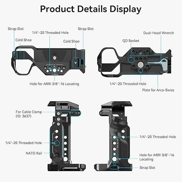 SMALLRIG CAMERA CAGE KIT FOR SONY A7RIII/A7III 2103C