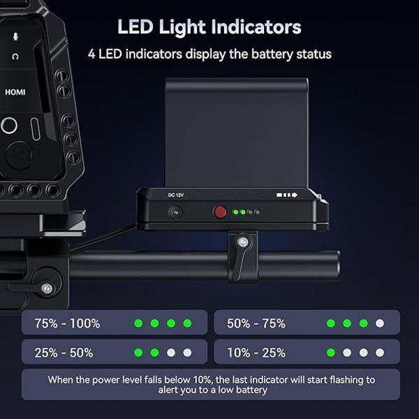 SmallRig NP-F Battery Adapter Plate Lite for BMPCC 4K 6K 3093