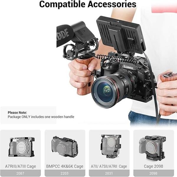 SmallRig Wooden NATO Side Handle 2187