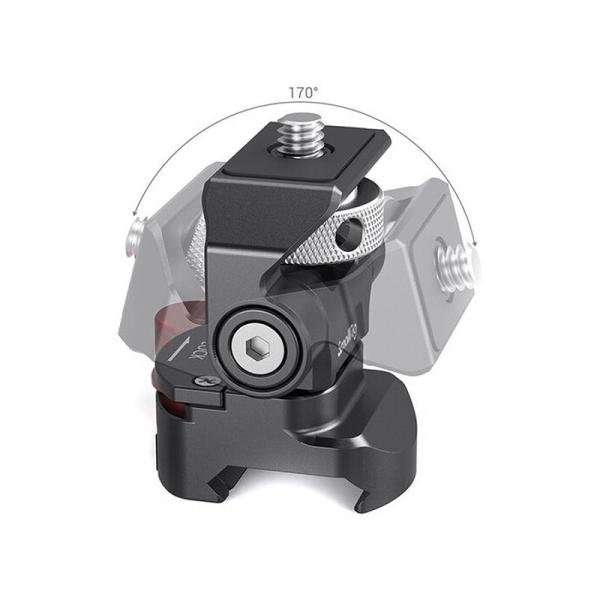SMALLRIG SWIVEL AND TILT ADJUSTABLE MONITOR MOUNT WITH NATO CLAMP MOUNT 2906