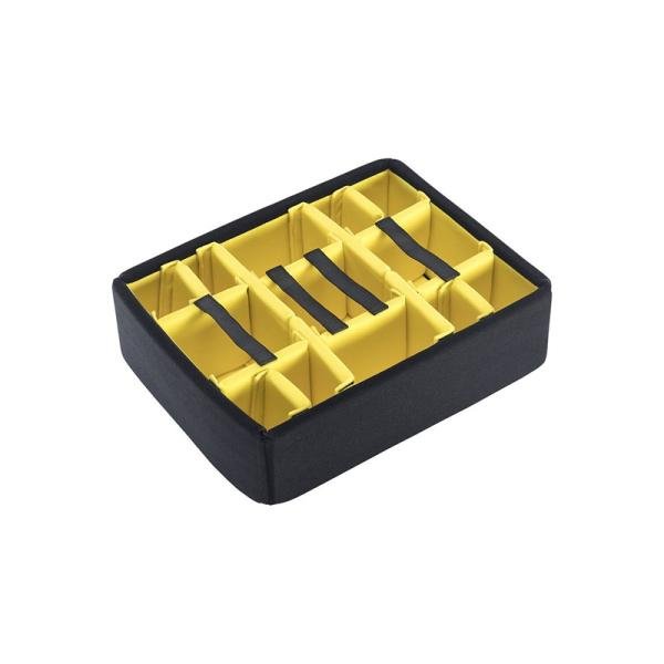 Pelican 1565,DIVIDER SET w/FOAM,BLK/YW - 015600-4050-000