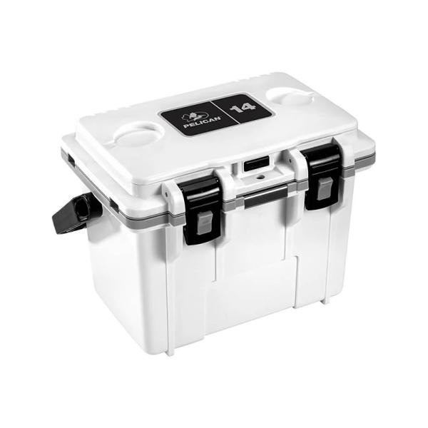 Pelican IM 14QT ELITE COOLER WHT/GRY - 14Q-1-WHTGRY