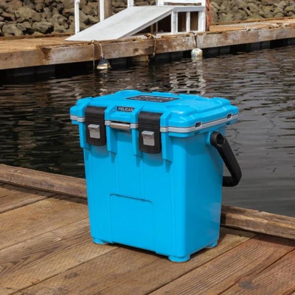 Pelican IM 20QT ELITE COOLER COOL BLUE/GRY - 20Q-1-CLBLUGRY