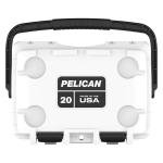 Pelican IM 20QT ELITE COOLER WHT/GRY - 20Q-1-WHTGRY