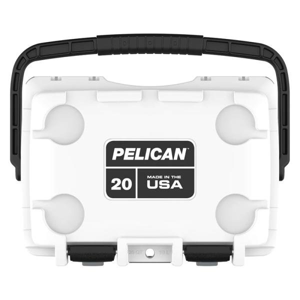 Pelican IM 20QT ELITE COOLER WHT/GRY - 20Q-1-WHTGRY