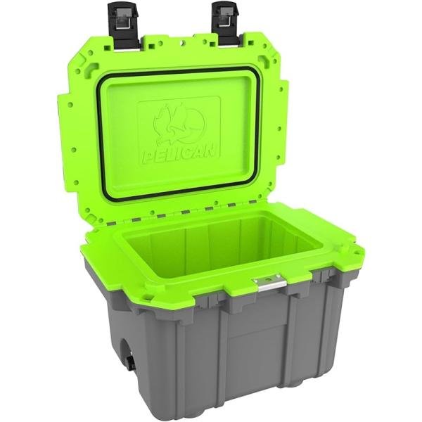Pelican IM 30QT ELITE COOLER DKGRY/EGRN - 30Q-1-DKGRYEGRN