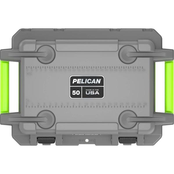 Pelican IM 50QT ELITE COOLER DKGRY/EGRN - 50Q-1-DKGRYEGRN