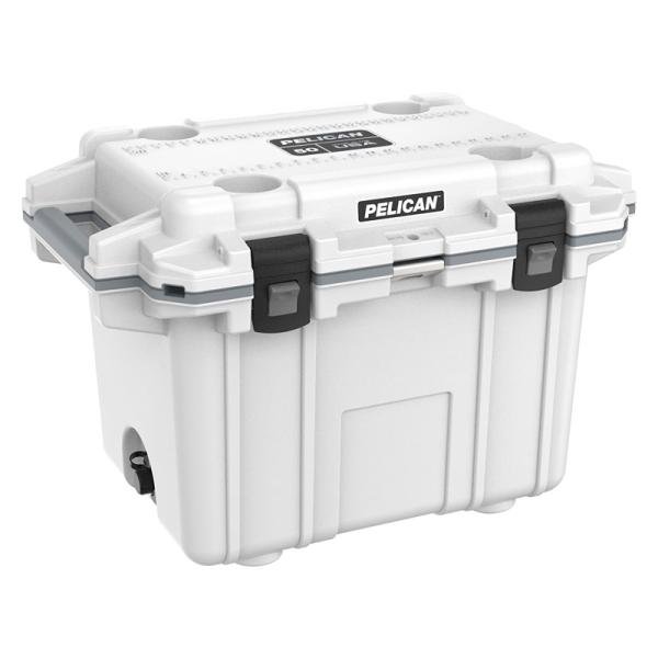 Pelican IM 50QT ELITE COOLER WHT/GRY - 50Q-1-WHTGRY