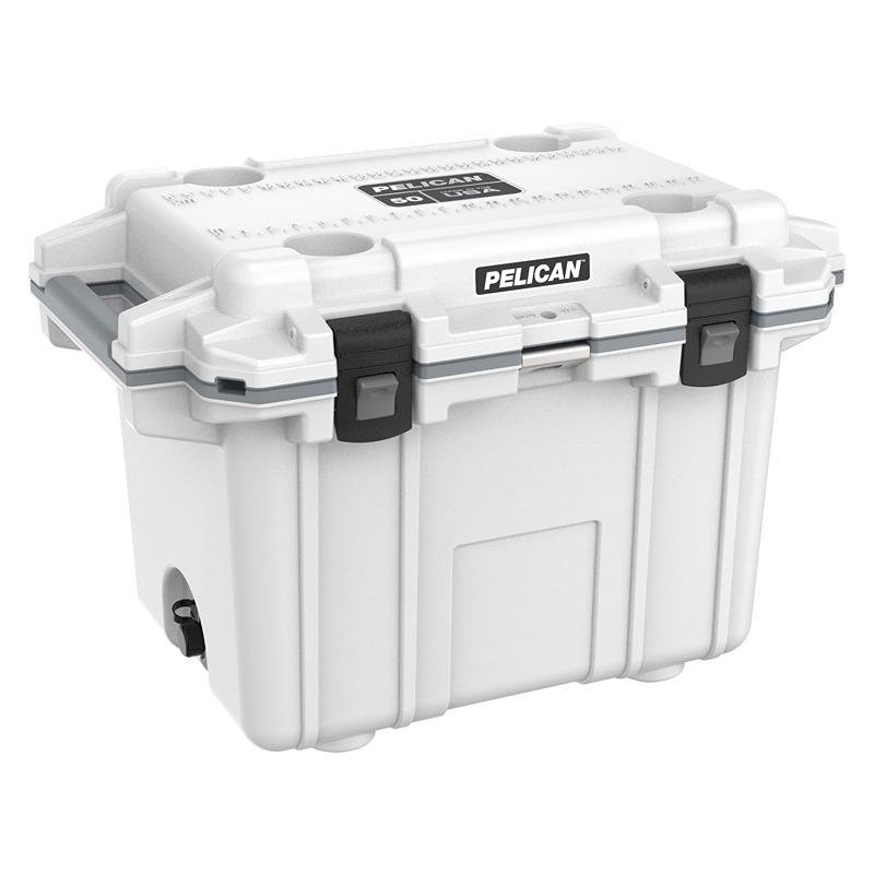 Pelican IM 50QT ELITE COOLER WHT/GRY - 50Q-1-WHTGRY