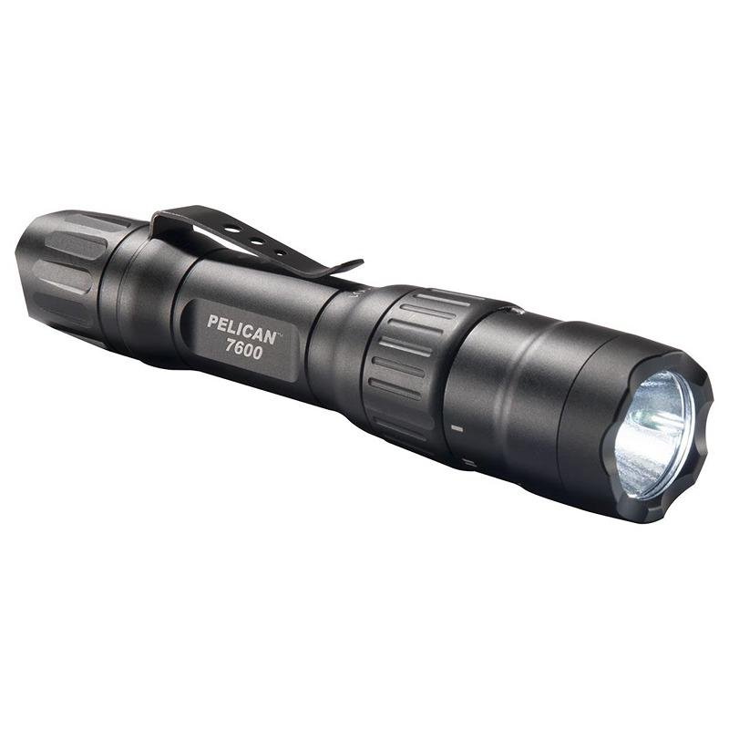 Pelican 7600,3-COLOR WRG-LED LI-ION RCHRG,BK - 076000-0000-110