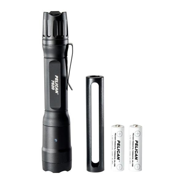 Pelican 7620,2AA/3CR123 LIGHT,BLK - 076200-0000-110