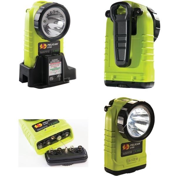 Pelican 3765,LED,CI/D1,HK- 240v,YELLOW - 3765-071-245H