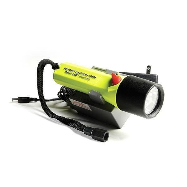 Pelican 2460,STLH-LED,220v,2RIBS+4IND BATT,YW - 024600-0001-245-IN
