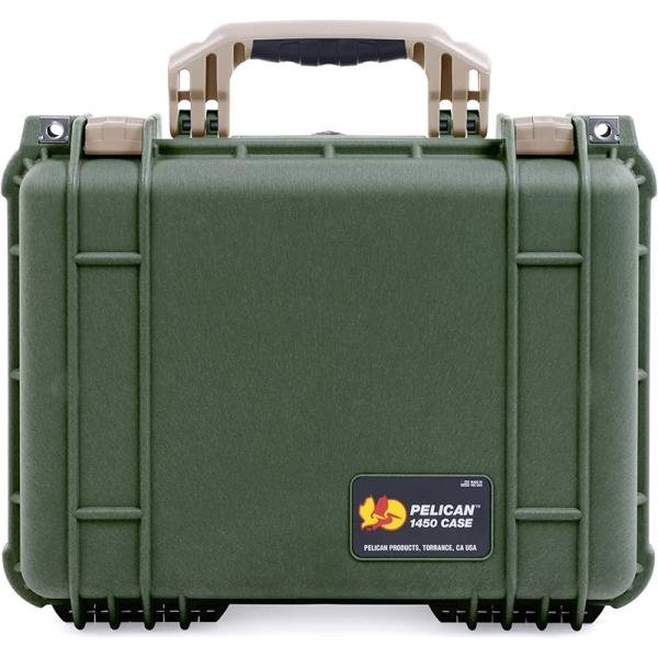 Pelican 1450NF,WL/NF,OD GREEN - 1450-001-130