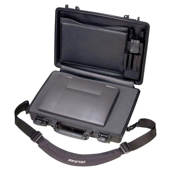 Pelican 1495CC#2,WL/LID-ORG.&FOAM,BLK - 1495-008-110