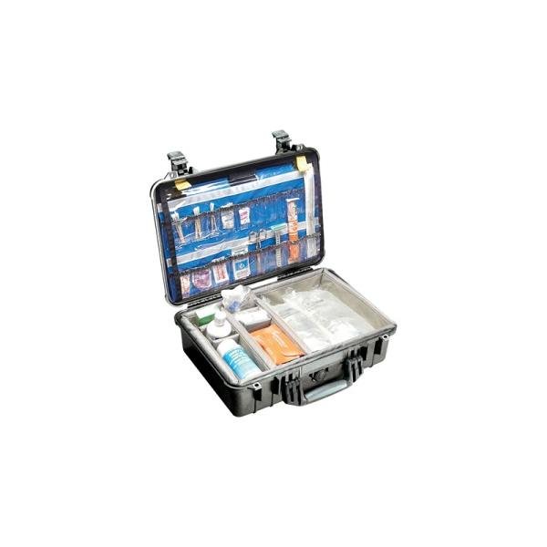Pelican 1500EMS,WL/ORG & DIV,BLK - 1500-005-110