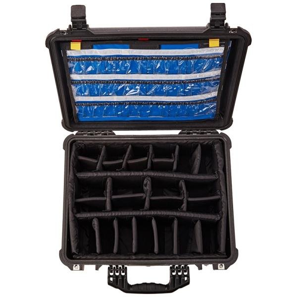 Pelican 1550EMS,WL/ORG & DIV,BLK - 1550-005-110