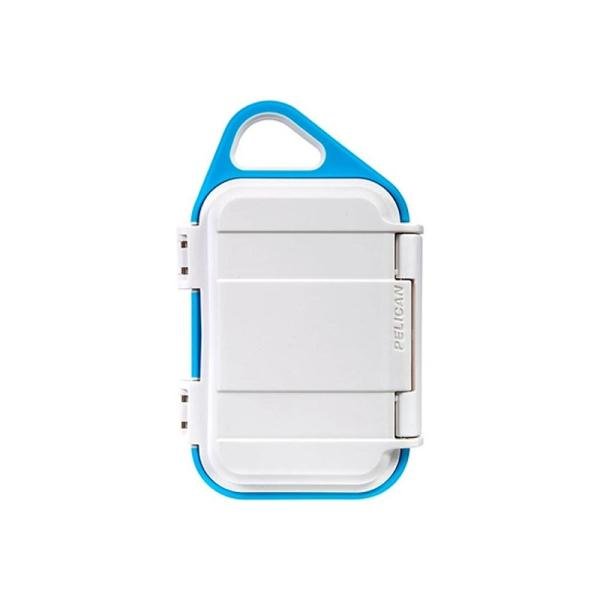 Pelican GO CASE G40,WHITE/AQUA - GOG400-0000-WHT