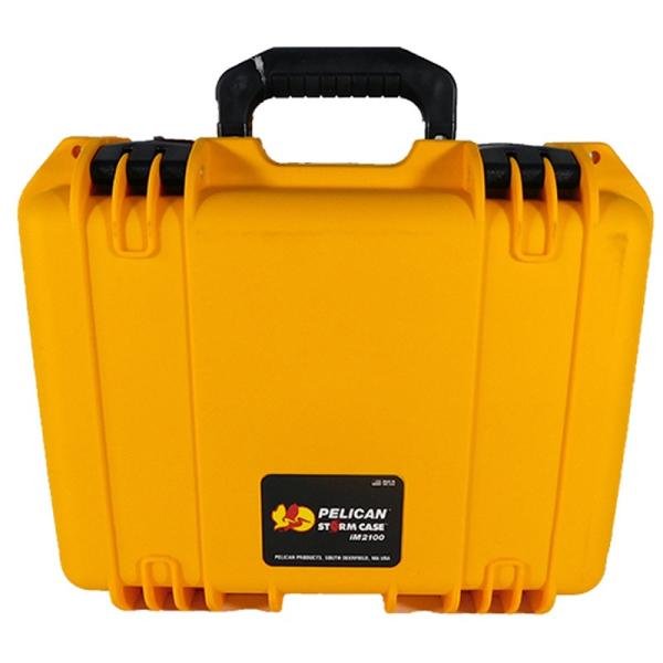 Pelican IM2100 CASE,130905,YELLOW,w/BBBw/Foam - IM2100-20001