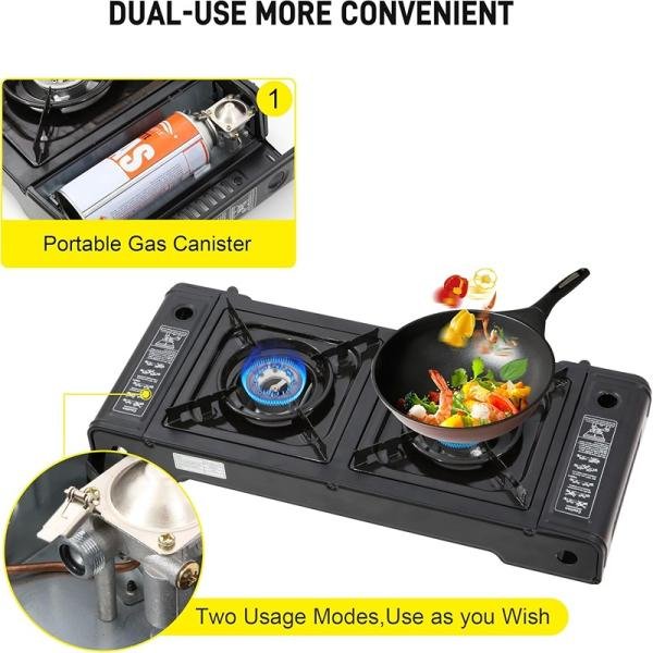 Procamp PORTABLE TWO BURNER GAS STOVE - PRO000094
