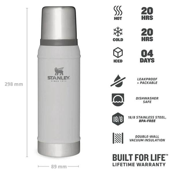 Stanley CLA Vac Bottle 750ml/25oz Ash EU - 10-01612-062