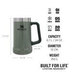 Stanley ADV 0.7L / 24OZ Vac Stein H.Green EU - 10-02874-033