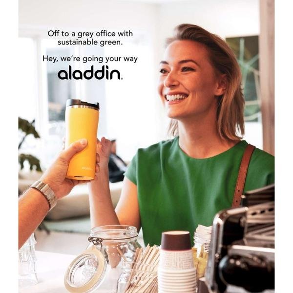 Aladdin Java Thermavac Leak-Lock™ SS Mug 0.47L Sun Yellow - 10-06646-004