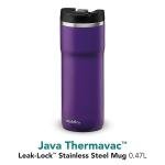 Aladdin Java Thermavac Leak-Lock™ SS Mug 0.47L Violet Purple ***EOL*** - 10-06646-006