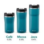 Aladdin Java Thermavac Leak-Lock™ SS Mug 0.47L Aqua Blue - 10-06646-007