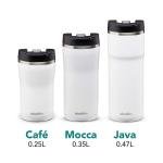 Aladdin Java Thermavac Leak-Lock™ SS Mug 0.47L Snowflake White - 10-06646-009