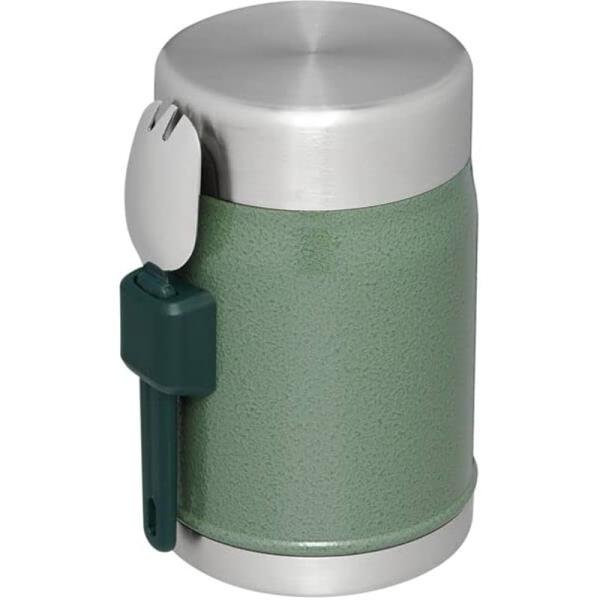 Stanley CLA 414ml / 14oz Vac Food Jar + Spork H.Green - 10-09382-004