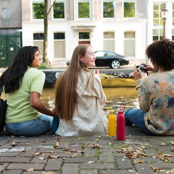 Aladdin Chilled Thermavac™ Stainless Steel Water Bottle 0.55L - Cherry Red - 10-09425-002